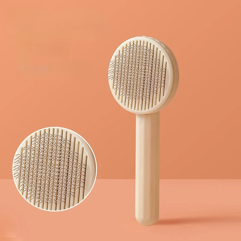 🐾 Detangling & Hair Removal Brush for Cats and Dogs – Healthy Coat, Clean Home