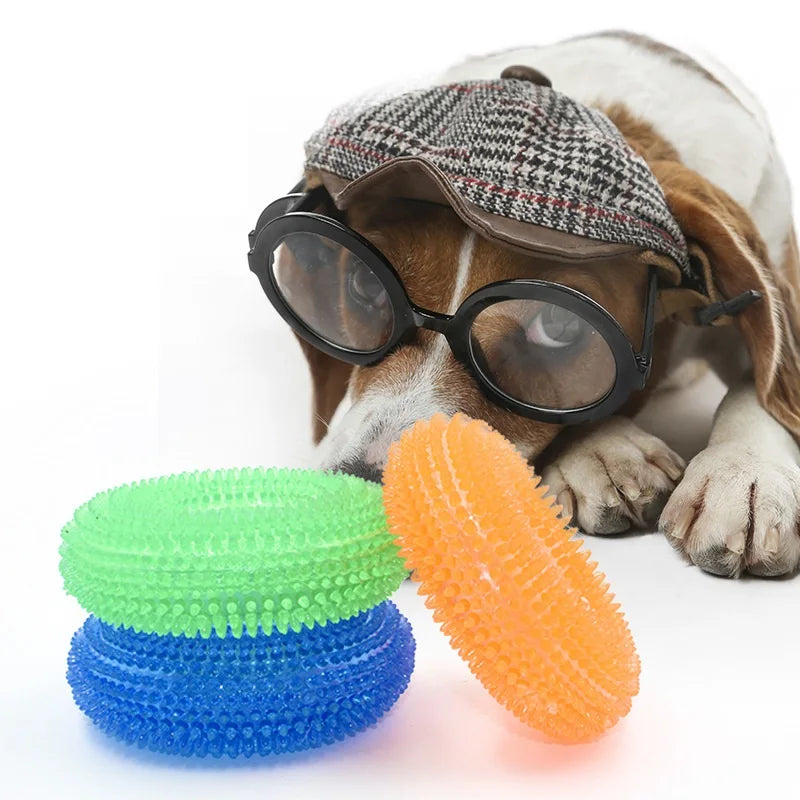 Jouet à mâcher interactif couineur pour chien