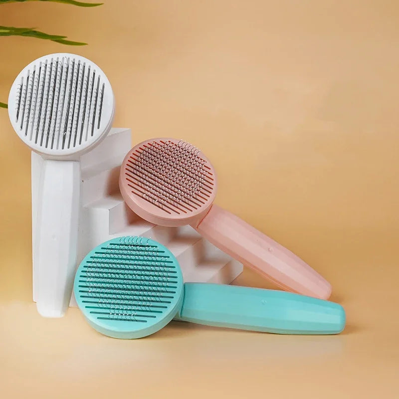 🐾 Detangling & Hair Removal Brush for Cats and Dogs – Healthy Coat, Clean Home