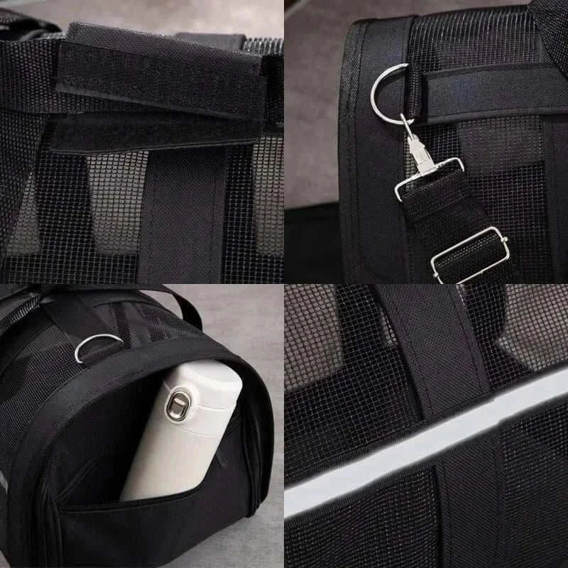 A set of colorful pet harness