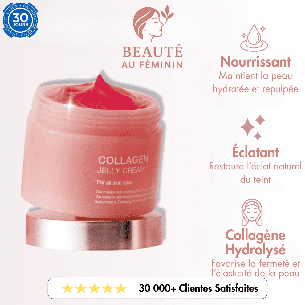 Aufemininshop™ – Crème Collagène Jelly Anti-Âge 100ml