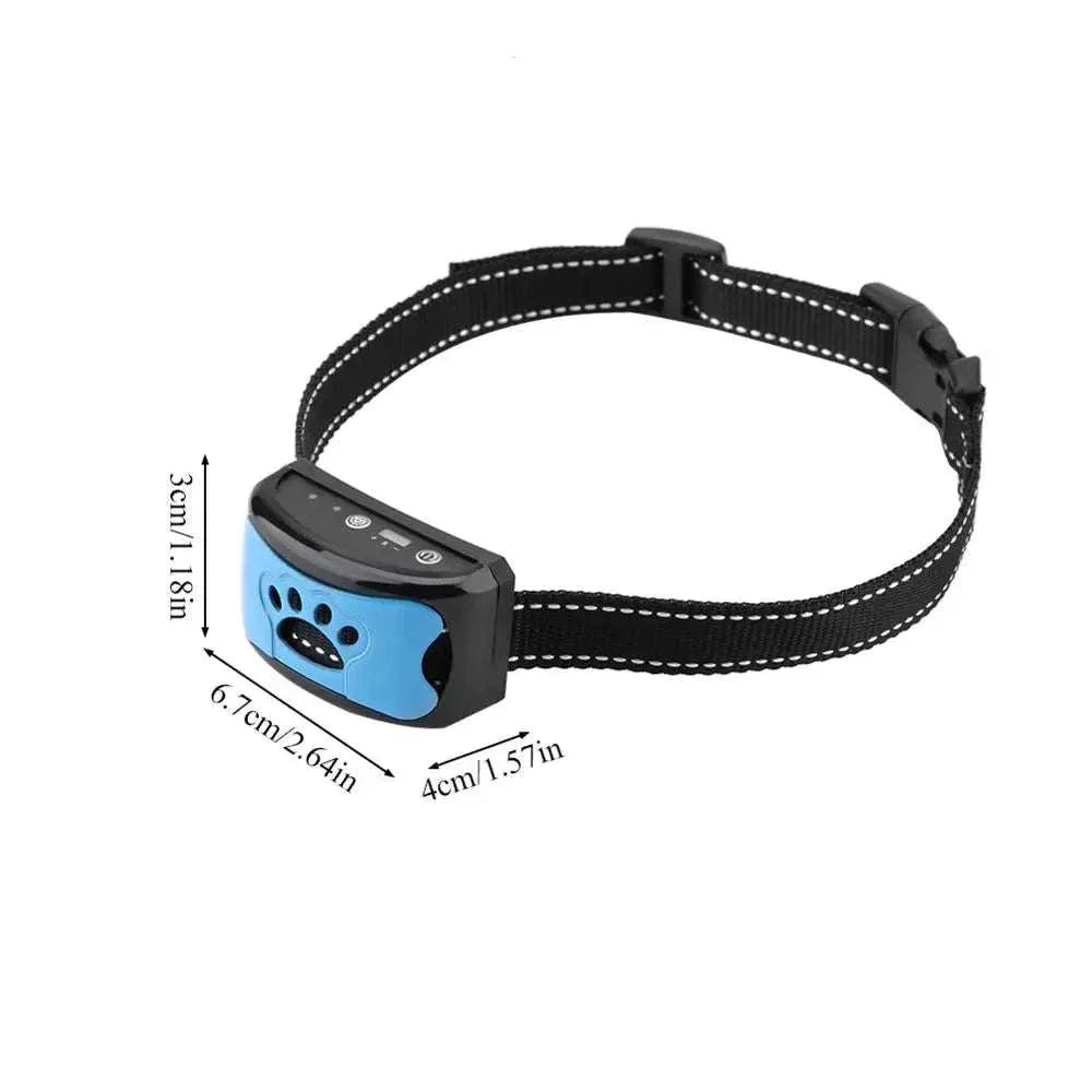 Collier de dressage pour chien anti-aboiements, rechargeable, type C, choc électrique, vibration, étanche, fournitures pour animaux de compagnie