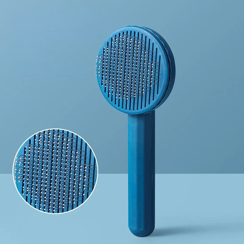 🐾 Detangling & Hair Removal Brush for Cats and Dogs – Healthy Coat, Clean Home