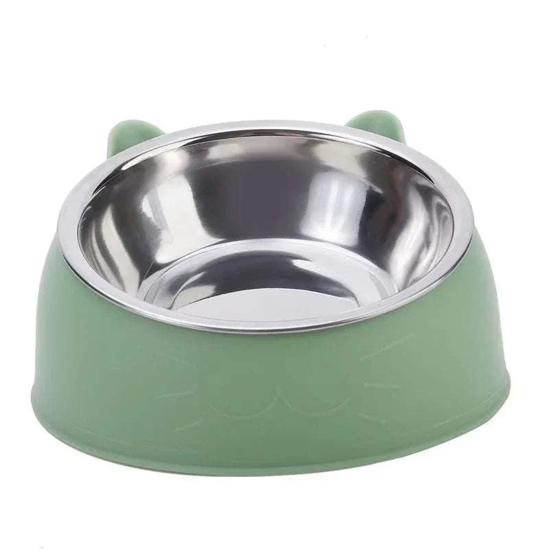 Gamelle pour chat en acier inoxydable