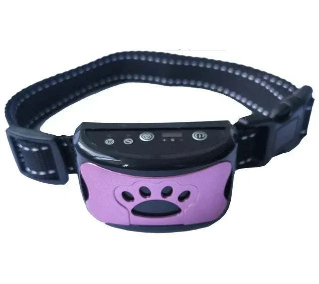 Collier de dressage pour chien anti-aboiements, rechargeable, type C, choc électrique, vibration, étanche, fournitures pour animaux de compagnie