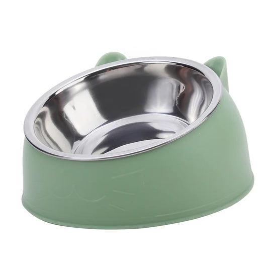 Gamelle pour chat en acier inoxydable