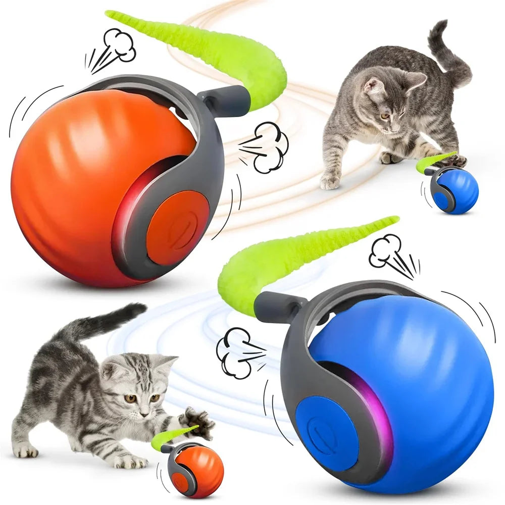 Speedy Tail 2.0 - Jouet Intelligent Interactif pour Chat et Chien | Balle Automatique - SOLANIM