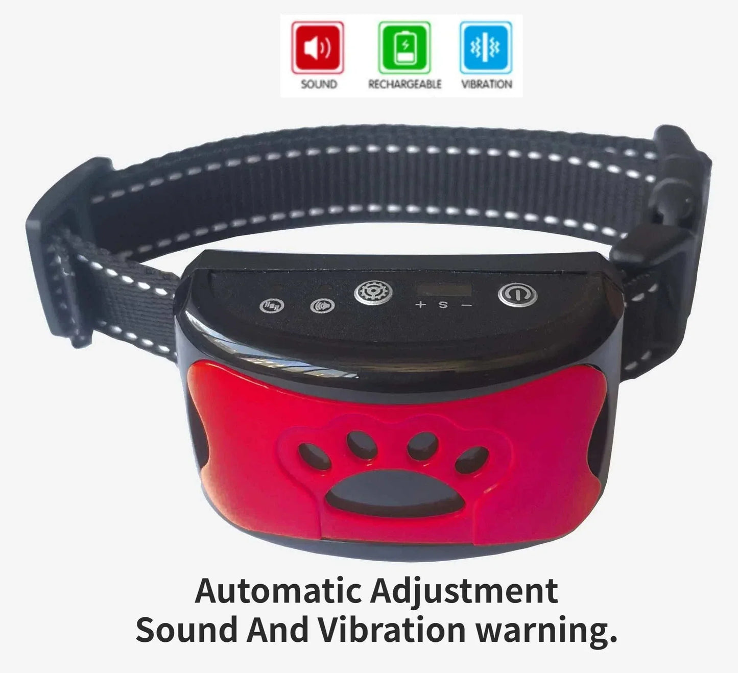 Collier de dressage pour chien anti-aboiements, rechargeable, type C, choc électrique, vibration, étanche, fournitures pour animaux de compagnie