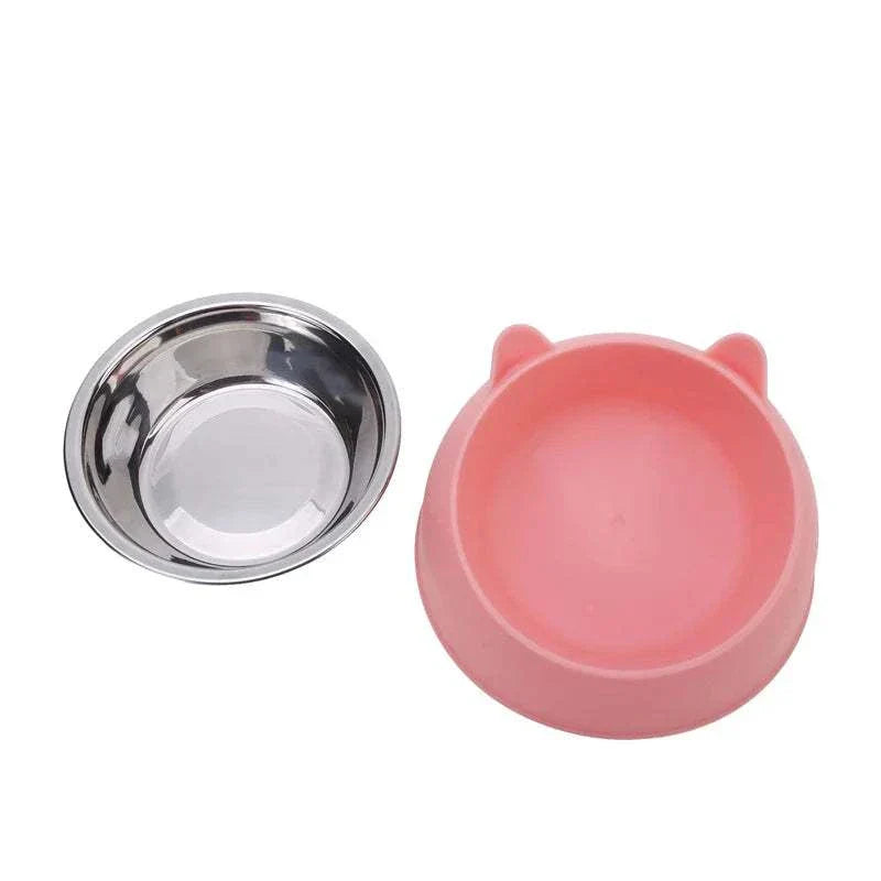 Gamelle pour chat en acier inoxydable